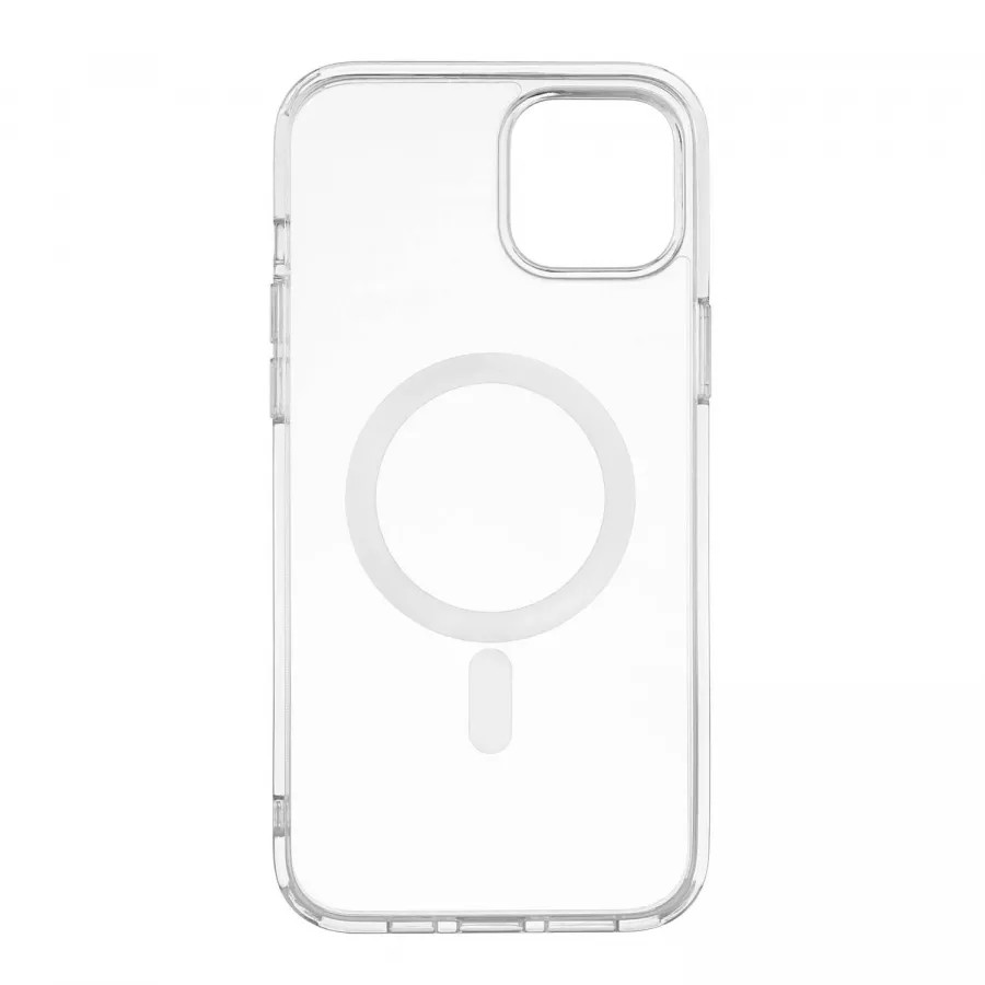 Купить Чехол uBear Real Mag Case для iPhone 14 Plus, усиленный, текстурир.,прозрачный в Сочи. Вид 3