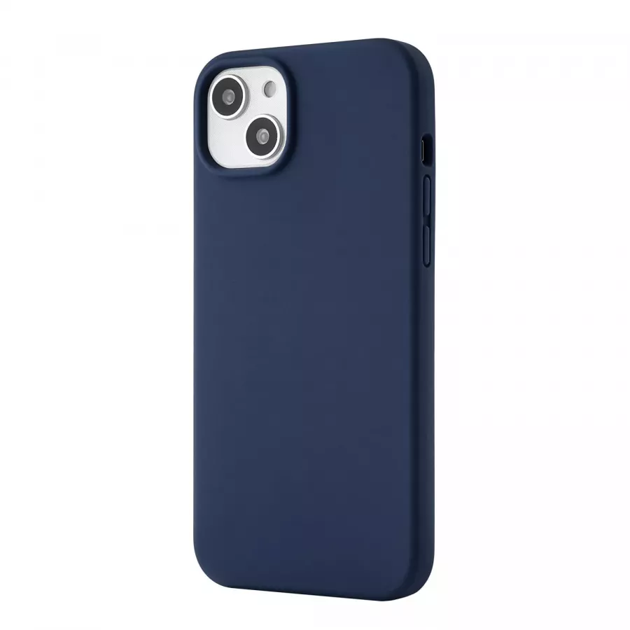 Купить Силиконовый чехол uBear Touch Mag Case для iPhone 14 Plus, темно-синий в Сочи. Вид 1