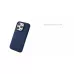 Купить Силиконовый чехол uBear Touch Mag Case для iPhone 14 Plus, темно-синий в Сочи. Вид 9