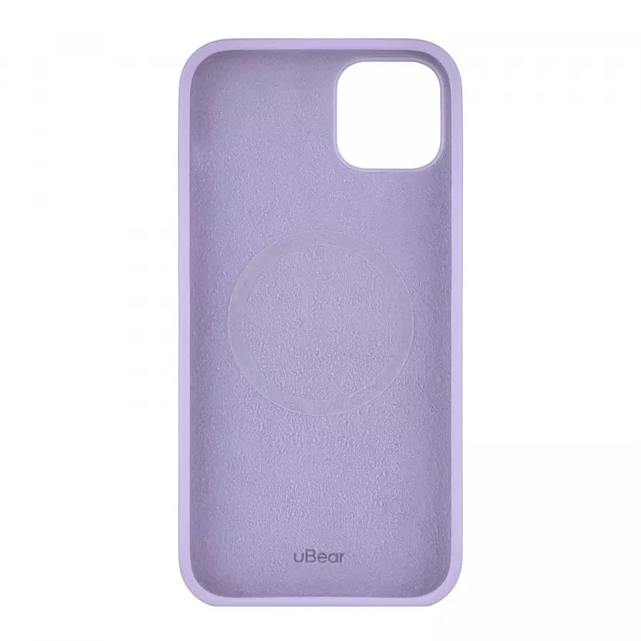 Купить Силиконовый чехол uBear Touch Mag Case для iPhone 14 Plus, фиолетовый в Сочи. Вид 3