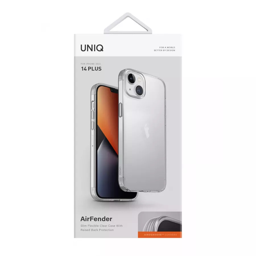 Купить Чехол Uniq Air Fender Clear для iPhone 14 Plus в Сочи. Вид 6