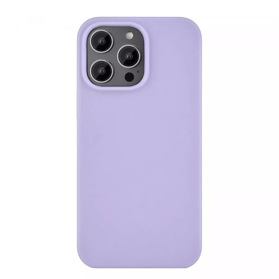 Купить Силиконовый чехол uBear Touch Mag Case для iPhone 14 Pro Max, фиолетовый в Сочи. Вид 2