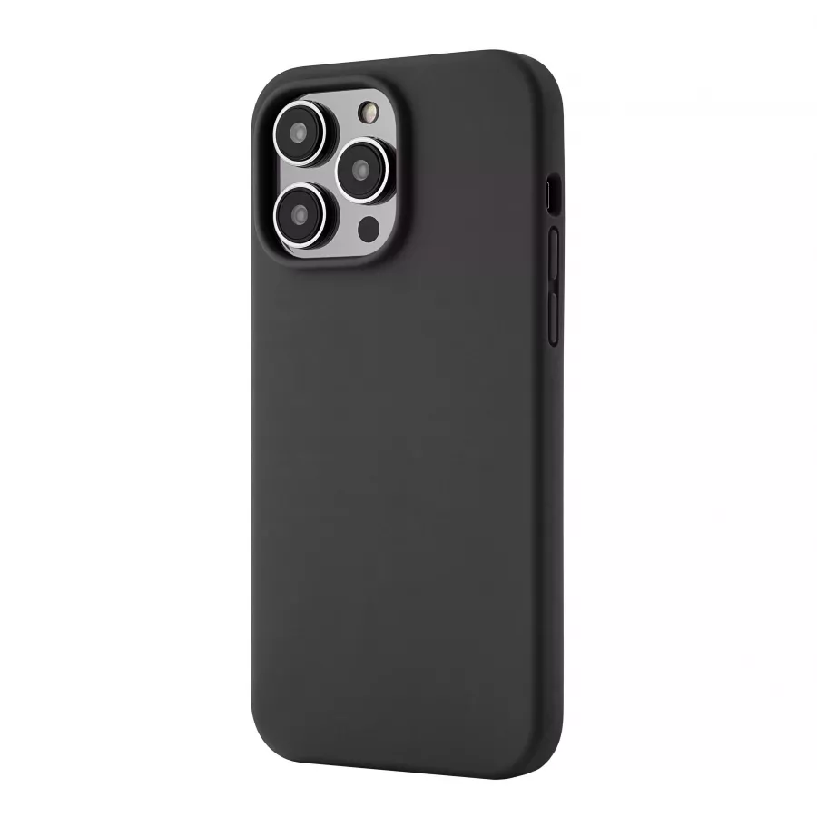 Купить Силиконовый чехол uBear Touch Case для iPhone 14 Pro Max, черный в Сочи. Вид 1