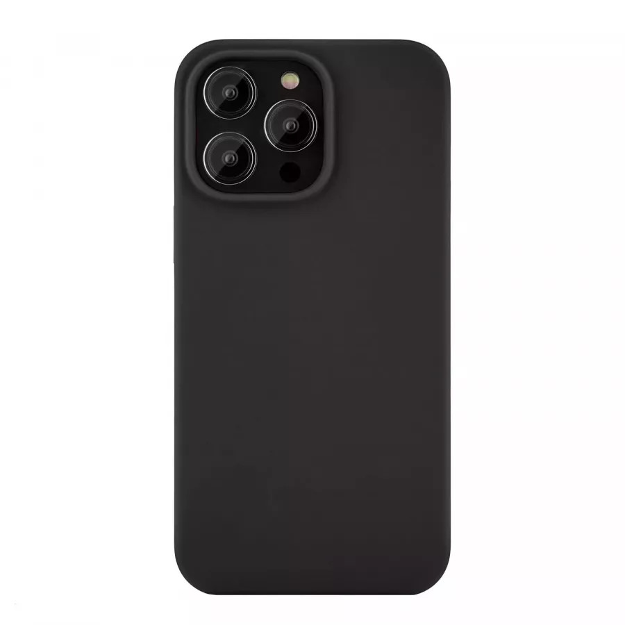 Купить Силиконовый чехол uBear Touch Case для iPhone 14 Pro Max, черный в Сочи. Вид 2