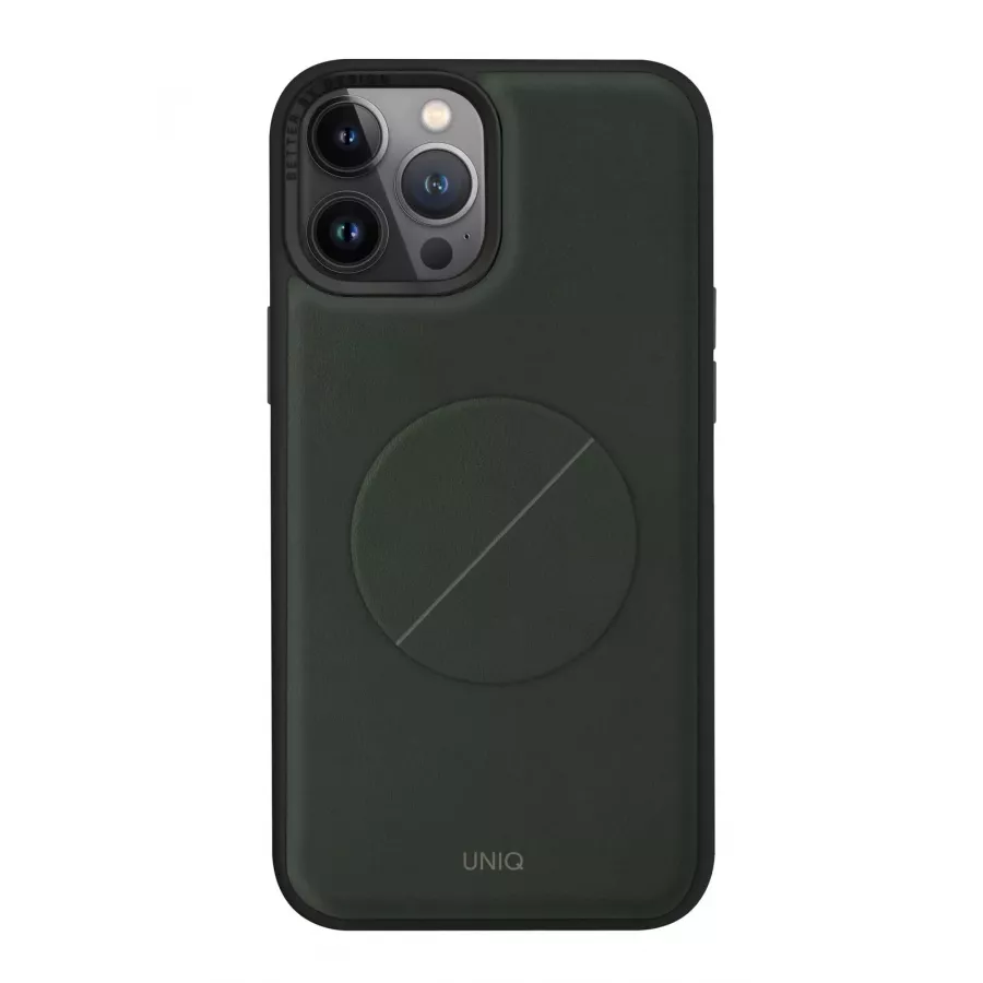 Купить Чехол Uniq NOVO with magnetic grip для iPhone 14 Pro Max, зеленый в Сочи. Вид 1
