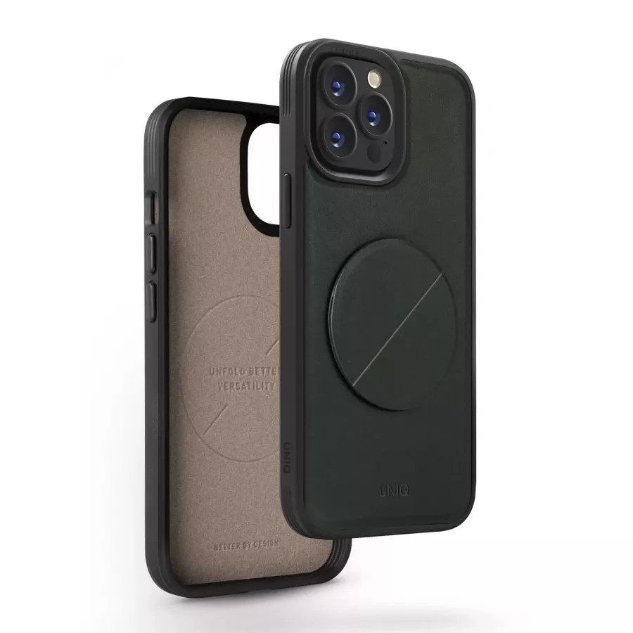 Купить Чехол Uniq NOVO with magnetic grip для iPhone 14 Pro Max, зеленый в Сочи. Вид 2