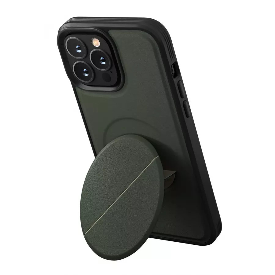 Купить Чехол Uniq NOVO with magnetic grip для iPhone 14 Pro Max, зеленый в Сочи. Вид 6