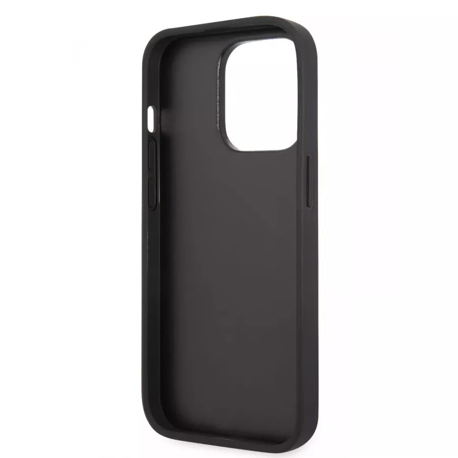 Купить Чехол Ferrari Leather Stamped sides Hard (Magsafe) для iPhone 14 Pro, черный в Сочи. Вид 2