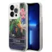 Купить Чехол Guess чехол Liquid Glitter Flower Hard для iPhone 14 Pro, голубой в Сочи. Вид 3