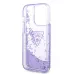 Купить Чехол Guess чехол Liquid Glitter Triangle logo Hard для iPhone 14 Pro, Translucent Purple в Сочи. Вид 2