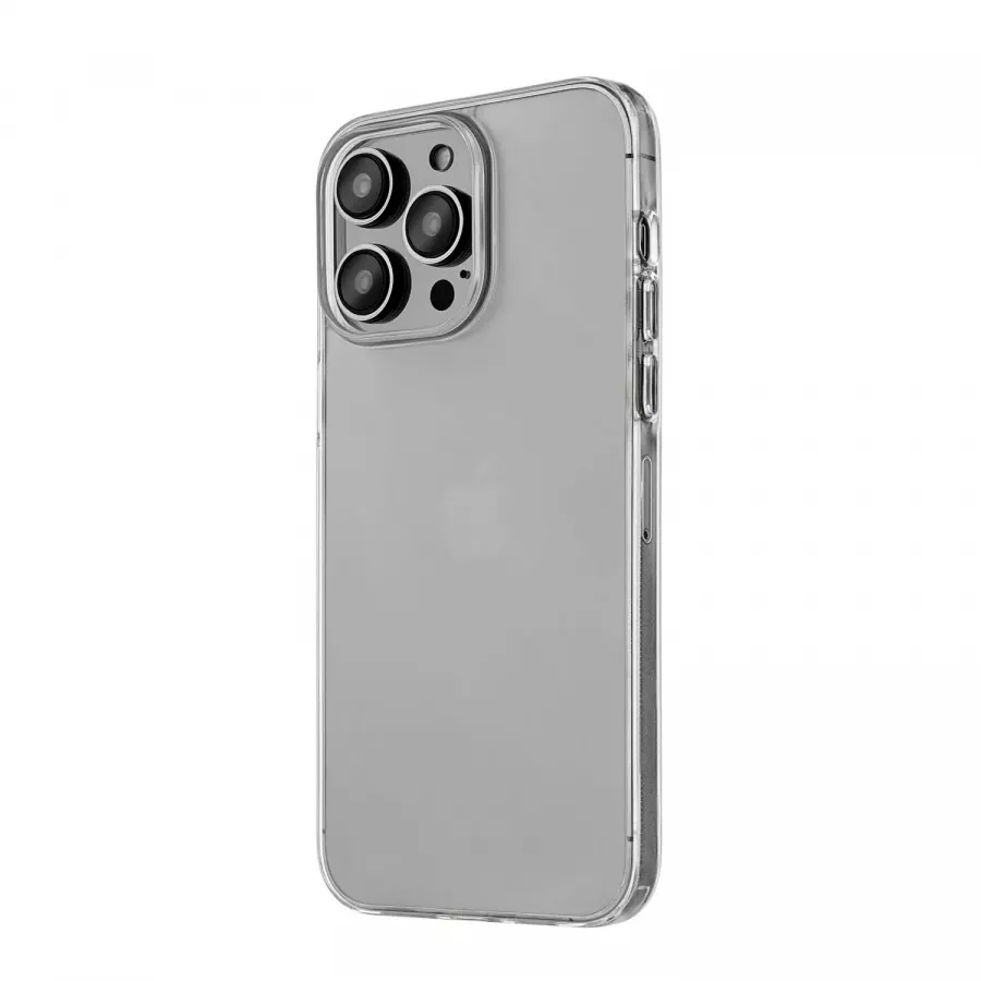 Купить Чехол uBear Tone Case для iPhone 14 Pro, текстурир.,прозрачный в Сочи. Вид 1