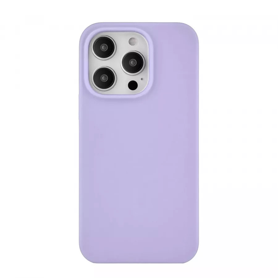 Купить Силиконовый чехол uBear Touch Mag Case для iPhone 14 Pro, фиолетовый в Сочи. Вид 2