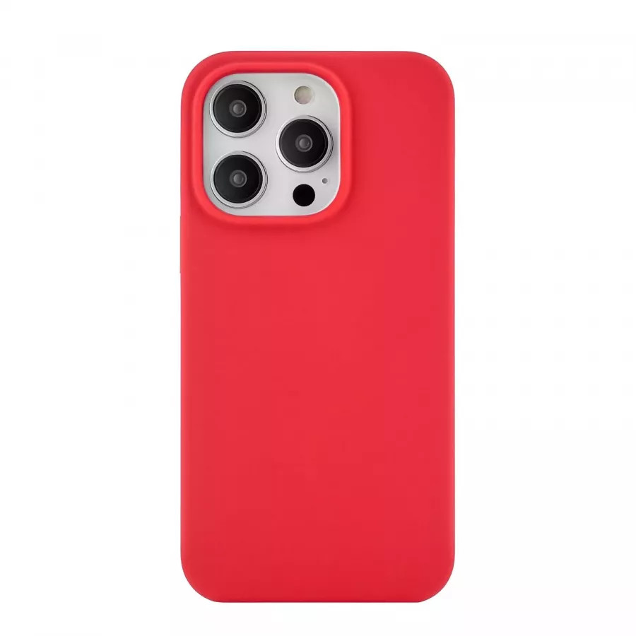 Купить Силиконовый чехол uBear Touch Mag Case для iPhone 14 Pro, красный в Сочи. Вид 2