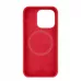 Купить Силиконовый чехол uBear Touch Mag Case для iPhone 14 Pro, красный в Сочи. Вид 3
