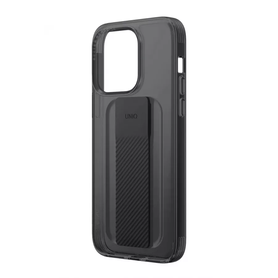 Купить Чехол Uniq Heldro Mount +Band для iPhone 14 Pro, Smoke в Сочи. Вид 1