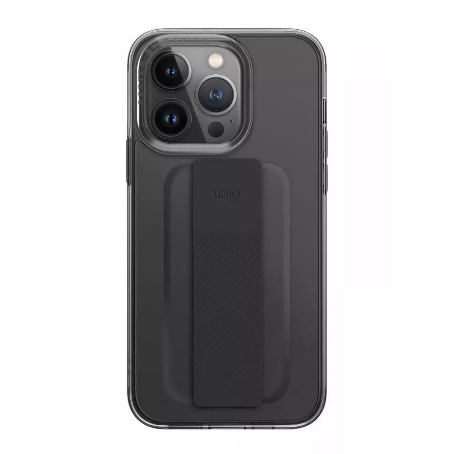 Купить Чехол Uniq Heldro Mount +Band для iPhone 14 Pro, Smoke в Сочи. Вид 2