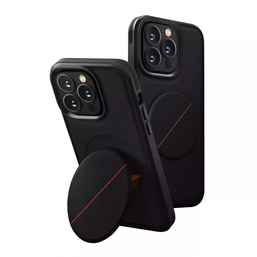 Купить Чехол Uniq NOVO with magnetic grip для iPhone 14 Pro, черный в Сочи. Вид 3