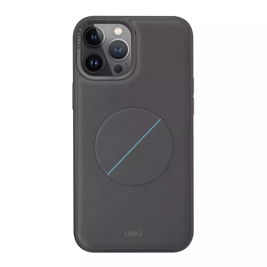 Купить Чехол Uniq NOVO with magnetic grip для iPhone 14 Pro, серый в Сочи. Вид 1