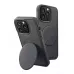 Купить Чехол Uniq NOVO with magnetic grip для iPhone 14 Pro, серый в Сочи. Вид 3
