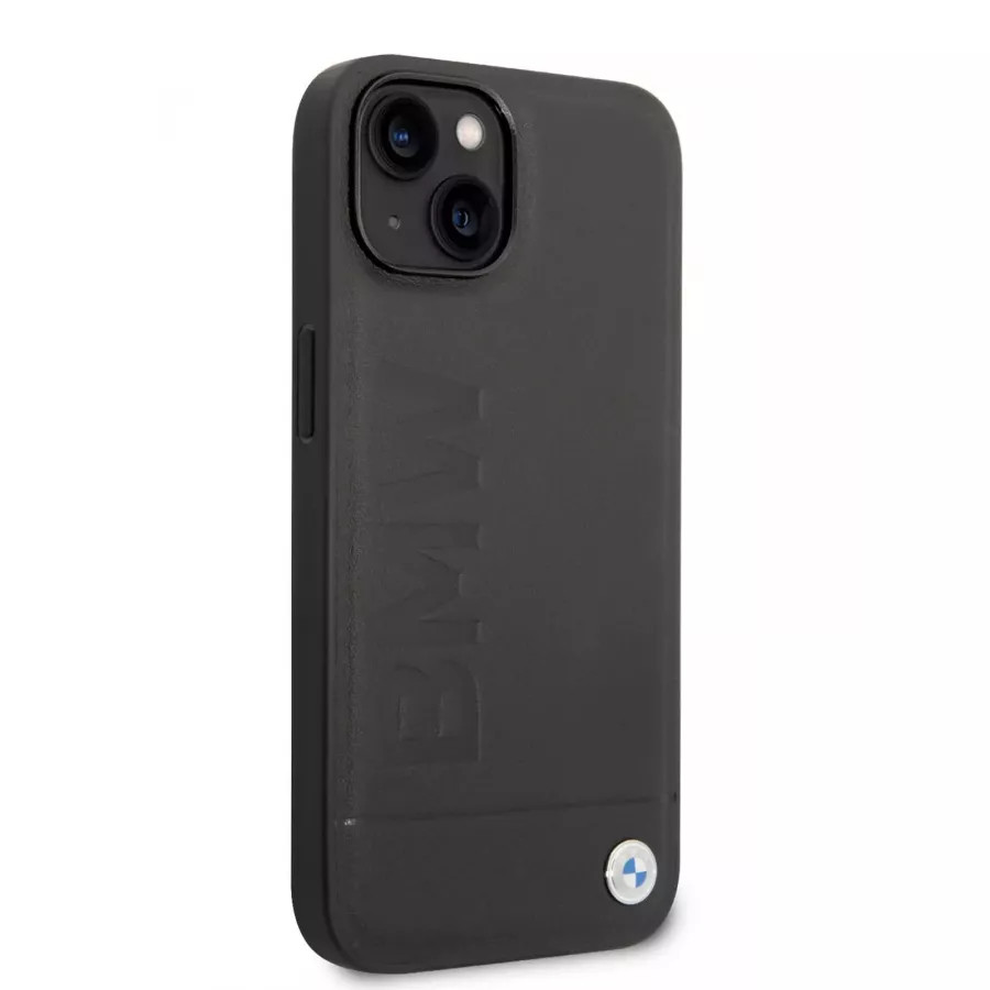Купить Чехол BMW Signature Leather Logo imprint Hard (MagSafe) для iPhone 13/14, черный в Сочи. Вид 4