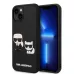 Купить Чехол Lagerfeld 3D Rubber Karl and Choupette Hard для iPhone 13/14, черный в Сочи. Вид 3