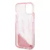 Купить Чехол Lagerfeld Liquid glitter Big KL logo Hard для iPhone 13/14, розовый в Сочи. Вид 2