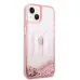 Купить Чехол Lagerfeld Liquid glitter Big KL logo Hard для iPhone 13/14, розовый в Сочи. Вид 4
