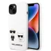 Купить Чехол Lagerfeld 3D Liquid silicone Karl & Choupette Hard для iPhone 13/14, белый в Сочи. Вид 3