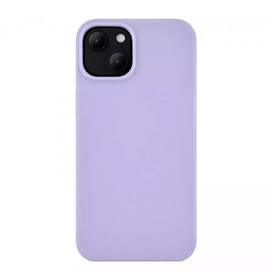 Купить Чехол uBear Touch Mag Case для iPhone 14, силикон, софт-тач, фиолетовый в Сочи. Вид 2
