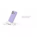 Купить Чехол uBear Touch Mag Case для iPhone 14, силикон, софт-тач, фиолетовый в Сочи. Вид 7