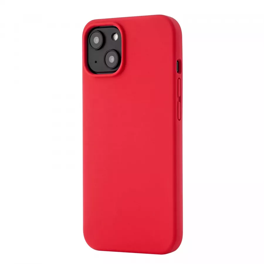 Купить Чехол uBear Touch Mag Case для iPhone 14, силикон, софт-тач, красный в Сочи. Вид 1