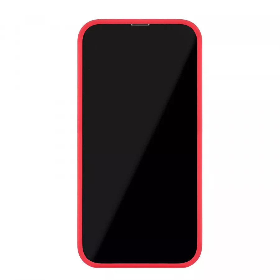 Купить Чехол uBear Touch Mag Case для iPhone 14, силикон, софт-тач, красный в Сочи. Вид 3