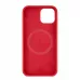 Купить Чехол uBear Touch Mag Case для iPhone 14, силикон, софт-тач, красный в Сочи. Вид 4