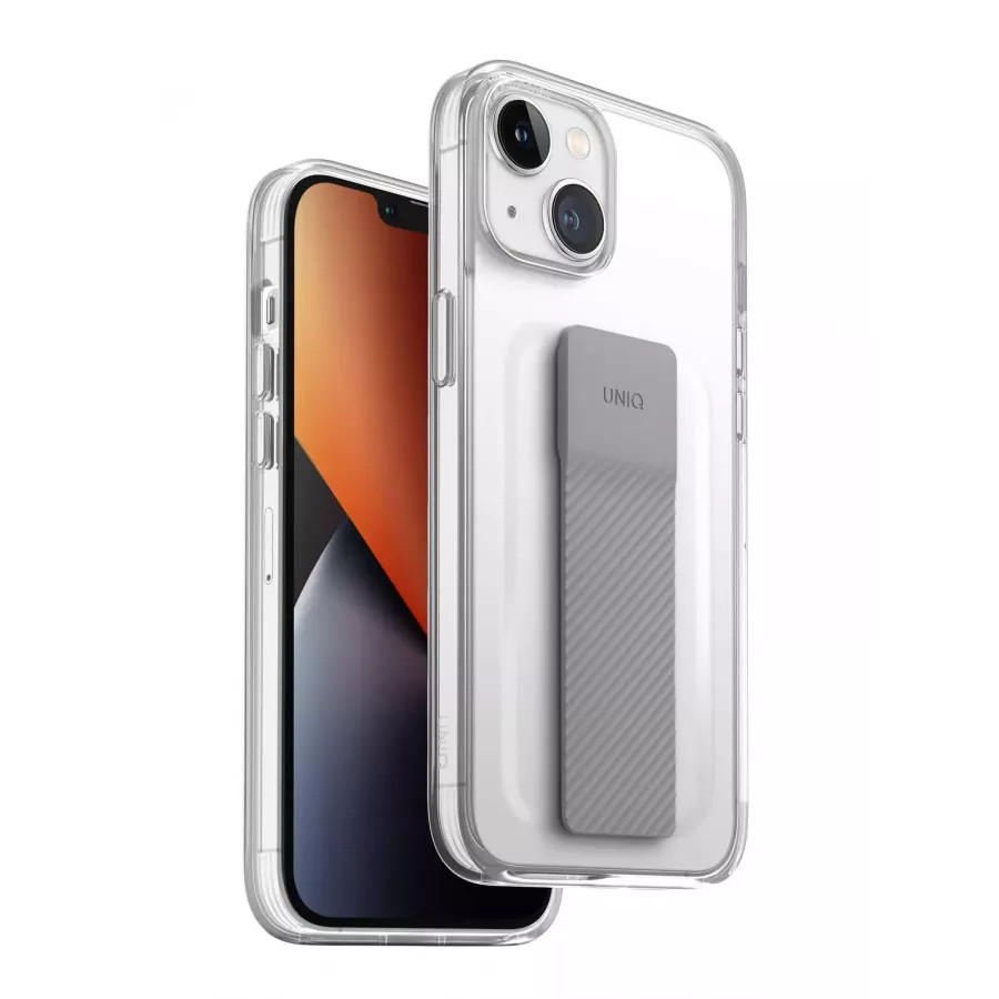 Купить Чехол Uniq Heldro Mount +Band для iPhone 13/14, прозрачный в Сочи. Вид 3