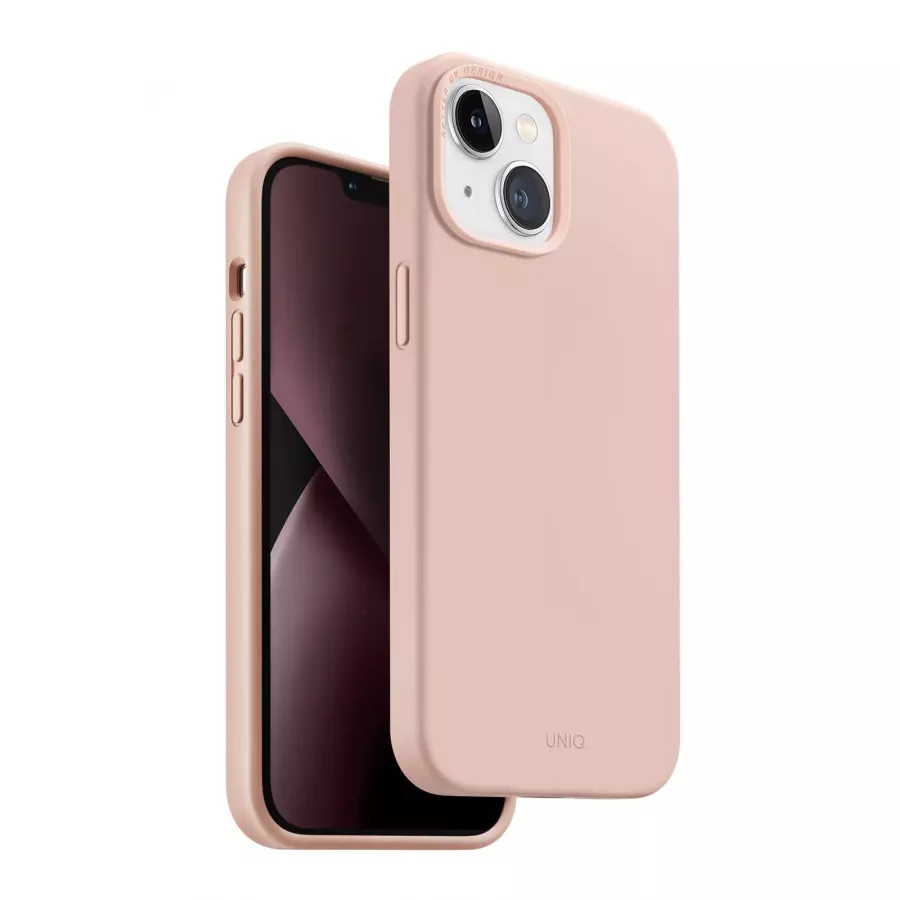 Купить Чехол Uniq LINO (Magsafe) для iPhone 13/14, розовый в Сочи. Вид 3