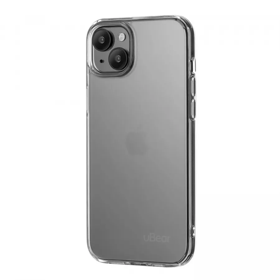 Купить Чехол uBear Real Case для iPhone 15 Plus, усиленный, текстурир.,прозрачный в Сочи. Вид 1