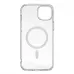 Купить Чехол uBear Real Mag Case для iPhone 15 Plus, усиленный, текстурир.,прозрачный в Сочи. Вид 3