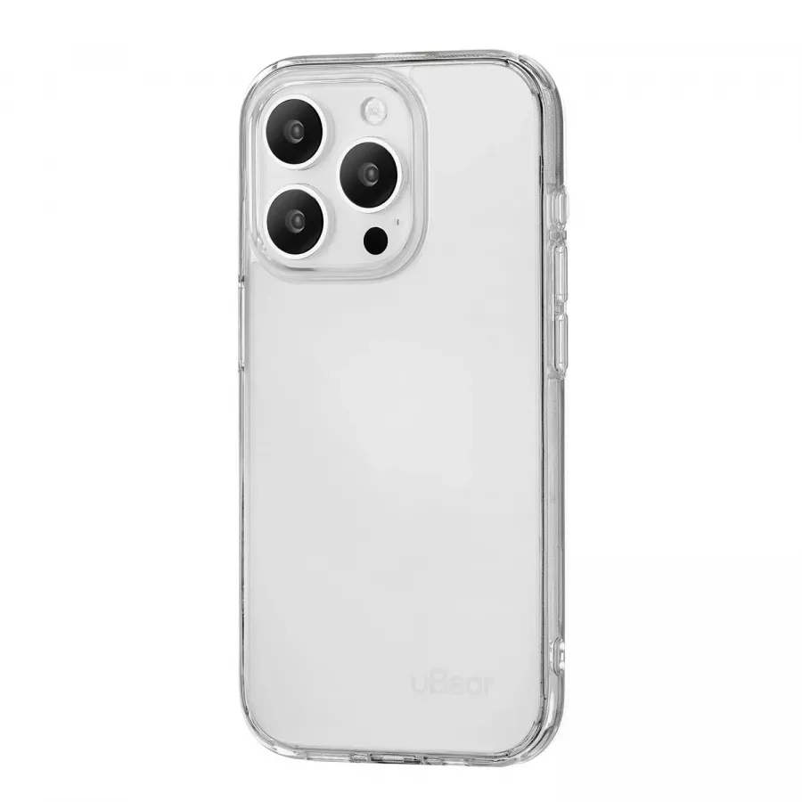 Купить Чехол uBear Real Case для iPhone 15 Pro, усиленный, текстурир.,прозрачный в Сочи. Вид 1