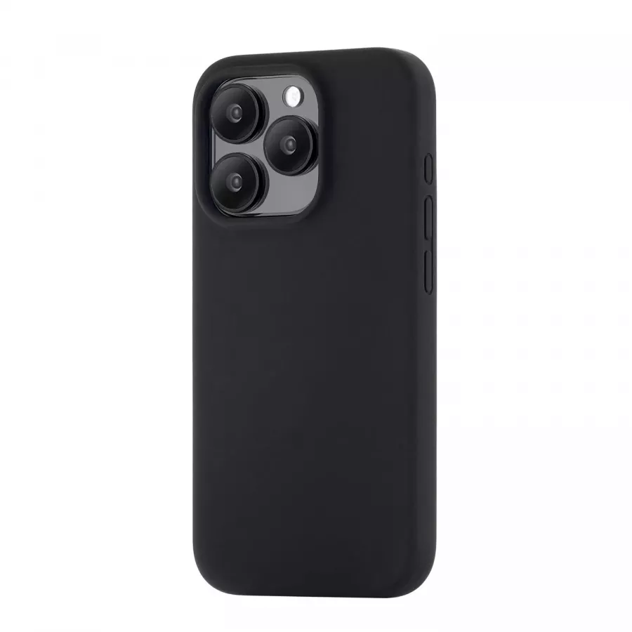Купить Силиконовый чехол uBear Touch Mag Case для iPhone 15 Pro, черный в Сочи. Вид 1