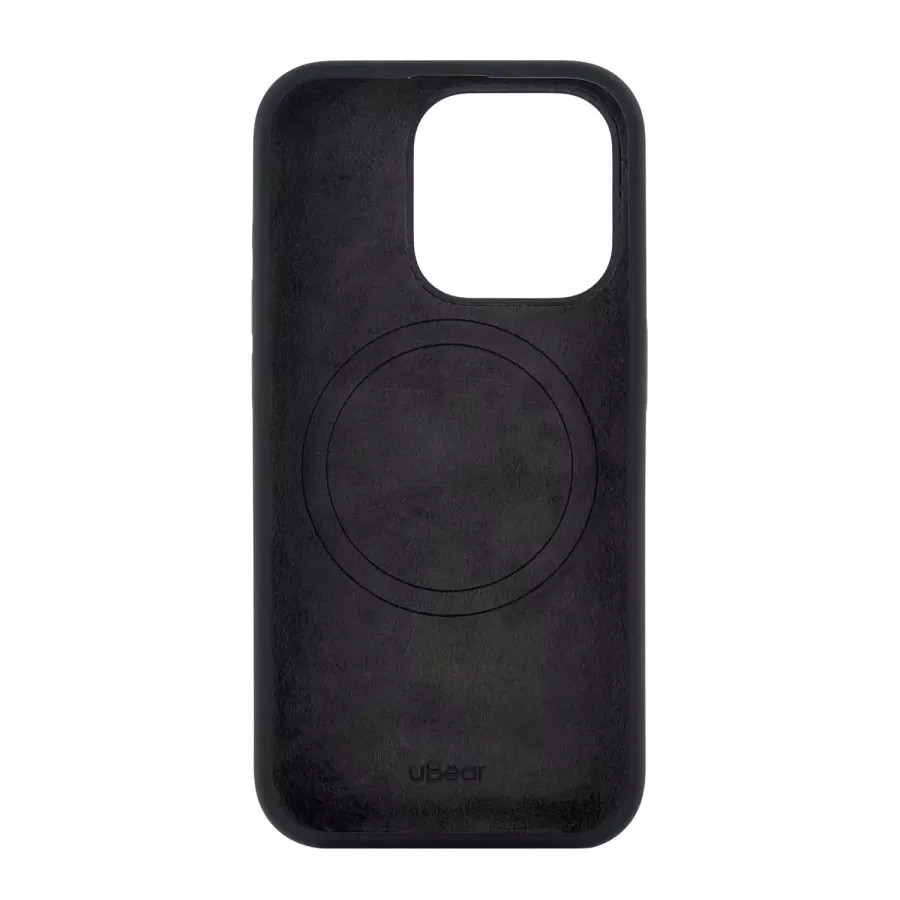 Купить Силиконовый чехол uBear Touch Mag Case для iPhone 15 Pro, черный в Сочи. Вид 3