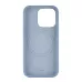 Купить Силиконовый чехол uBear Touch Mag Case для iPhone 15 Pro, голубой в Сочи. Вид 3