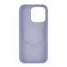 Купить Силиконовый чехол uBear Touch Mag Case для iPhone 15 Pro, лавандовый в Сочи. Вид 3