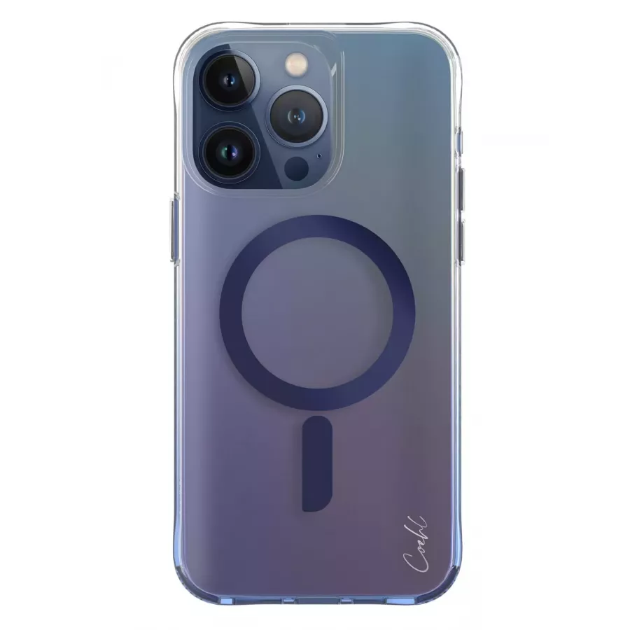 Купить Чехол Uniq COEHL Dazze (MagSafe) для iPhone 15 Pro, azure blue в Сочи. Вид 1