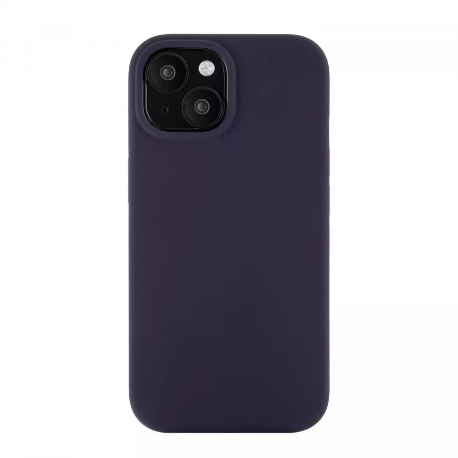 Купить Силиконовый чехол uBear Touch Mag Case для iPhone 15, темно-фиолетовый в Сочи. Вид 2