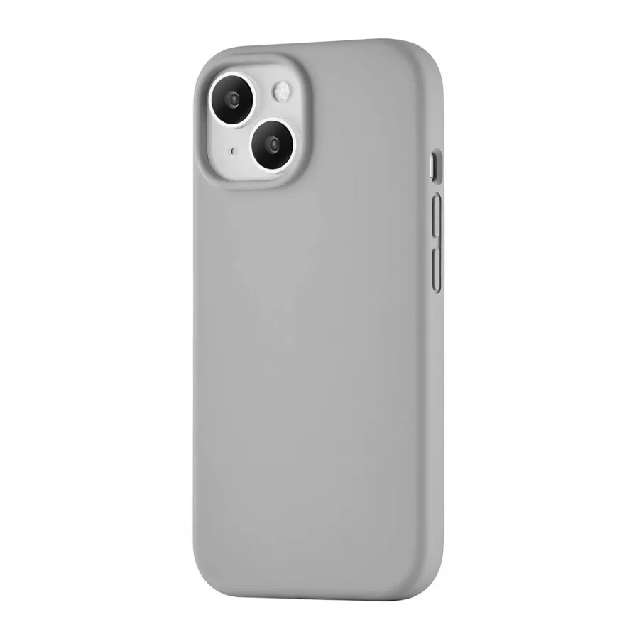 Купить Силиконовый чехол uBear Touch Mag Case для iPhone 15, серый в Сочи. Вид 1