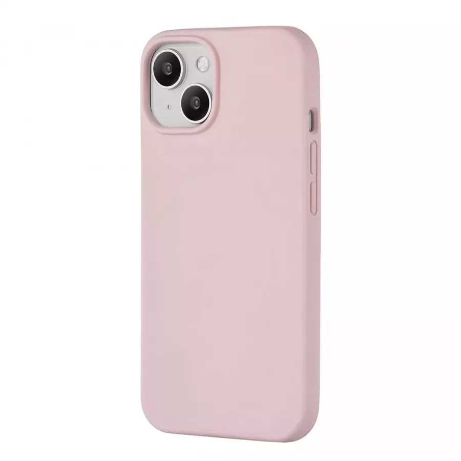 Купить Силиконовый чехол uBear Touch Mag Case для iPhone 15, розовый в Сочи. Вид 1