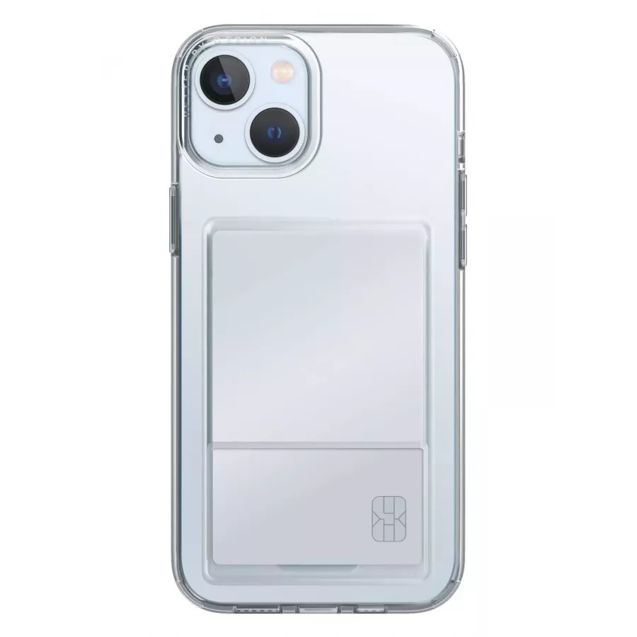 Купить Чехол Uniq Air Fender ID (cardslot) для iPhone 15, Clear в Сочи. Вид 2