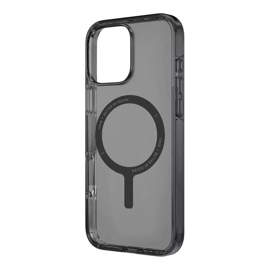 Купить Чехол силиконовый Uniq Clario (MagSafe) для iPhone 16 Pro Max, smoke в Сочи. Вид 1