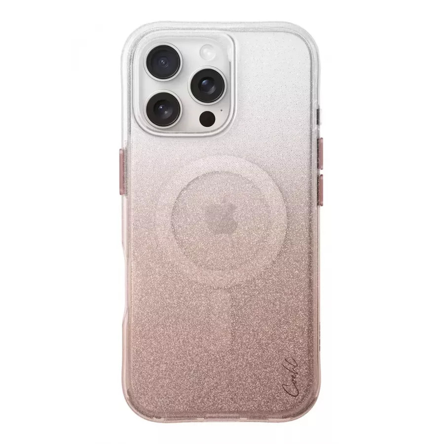 Купить Чехол силиконовый Uniq COEHL Lumino (MagSafe) для iPhone 16 Pro Max, rose gold в Сочи. Вид 2