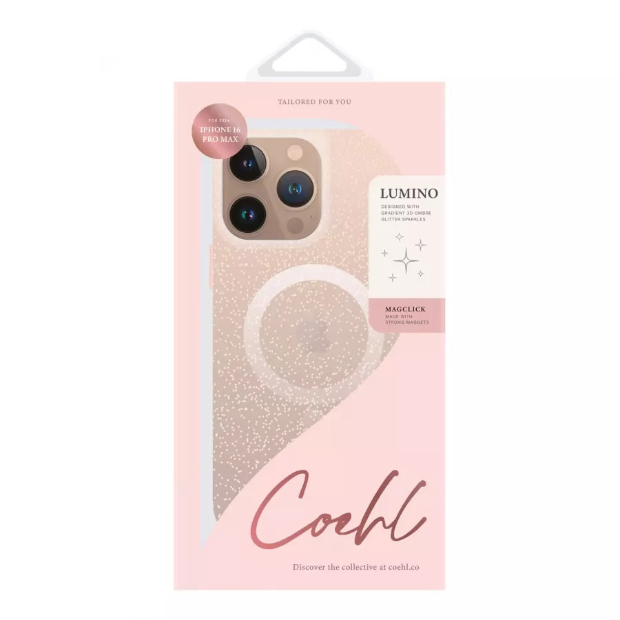 Купить Чехол силиконовый Uniq COEHL Lumino (MagSafe) для iPhone 16 Pro Max, rose gold в Сочи. Вид 7